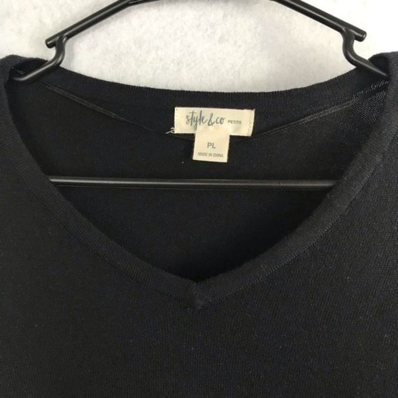 Style & Co Ruffle Pleated Sweater - Picture 2 of 5